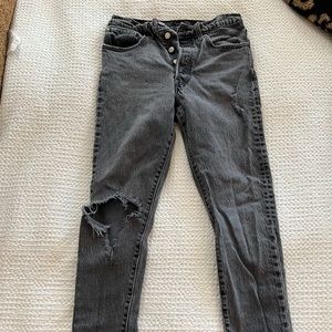 Levi’s 501 Skinny Distressed Jeans